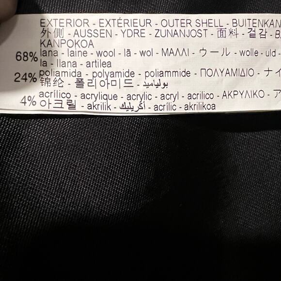 Zara Women's Grey Wool Jacket with Zipper and Faux Fur Collar Size M - Picture 4 of 12